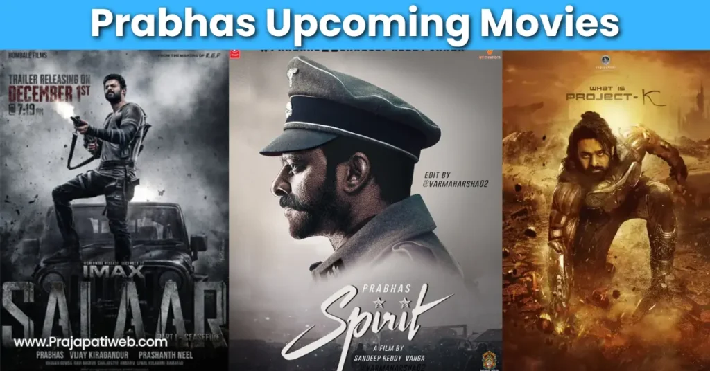 Prabhas Upcoming Movies list hindi