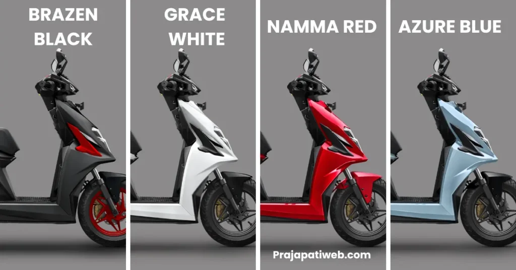 Simple Dot One Electric Scooter Color Options